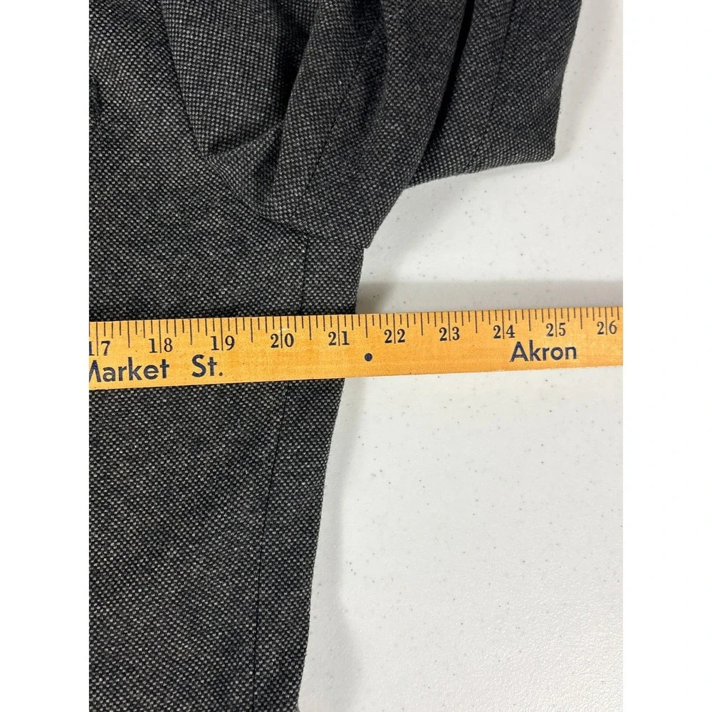 Banana Republic Heritage Mens Gray Tweed Knit 3 Button Blazer Sport Coat M
